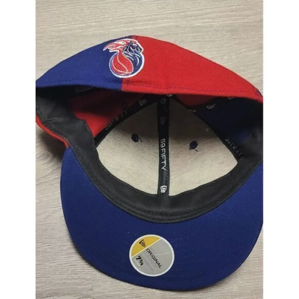 Detroit Pistons 59Fifty New Era NBA Blue Red Fitted ‎ 7¾